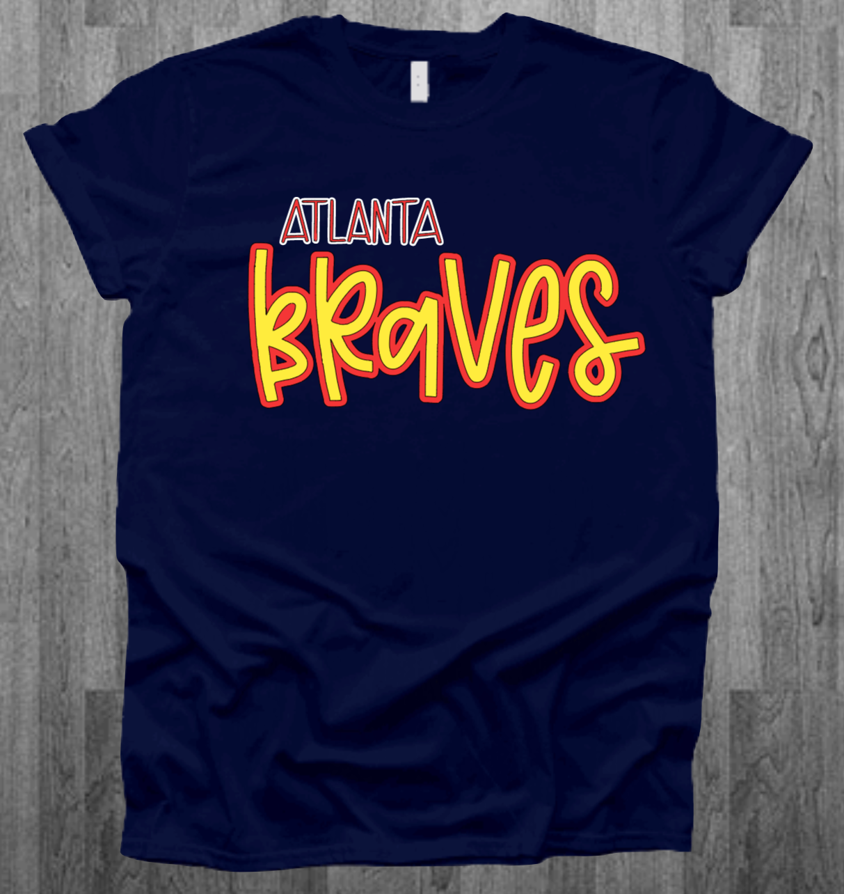 Atlanta Braves T-Shirt – Vibrant Teez & Thingz by Bee